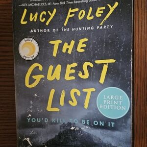 The Guest List Large Print Edition Book
